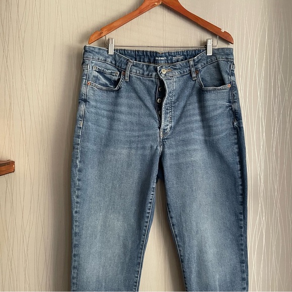 Old Navy High Rise OG Straight Jeans Womens size 18 - Picture 2 of 8